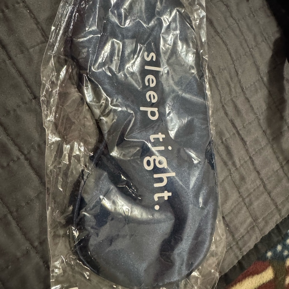 Origami Owl Blue Satin Sleep Mask
